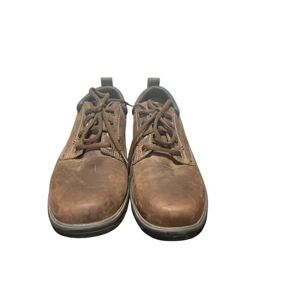 Skechers Segment Rilar Men\'s Work Comfort Shoes Relaxed Fit Brown Oxfords Sz 12 main image 7